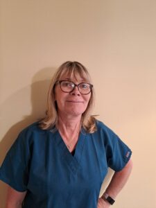 Mme Nadine Paboul, personnel d'entretien à Languidic